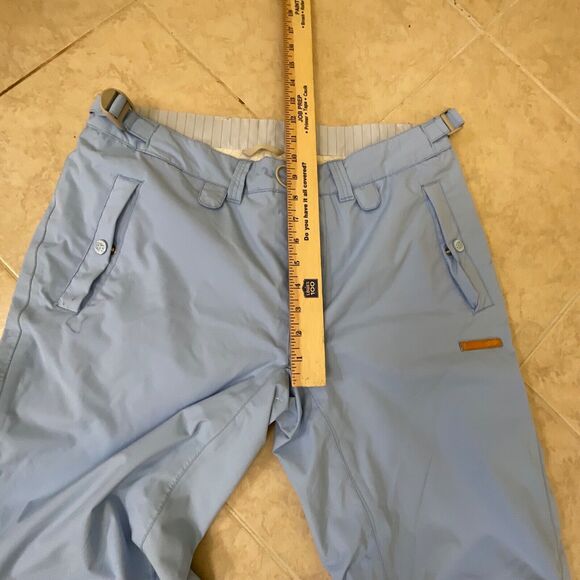 Foursquare Winter Snow Ski Snowboard Pants Women’s Powder Blue Size L pockets - Picture 11 of 13